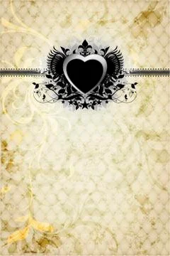 Heart frame Stock Illustration