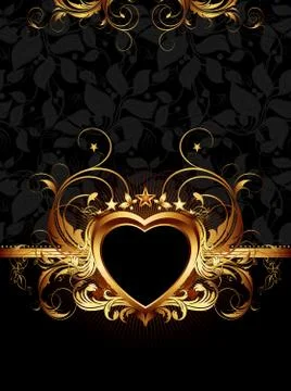 Heart frame Stock Illustration