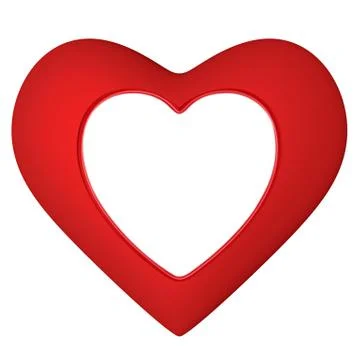 Heart frame Stock Illustration