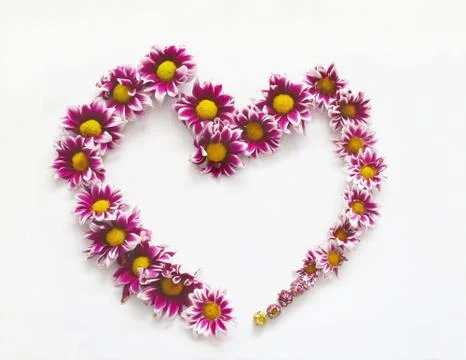 Heart frame pattern Stock Photos