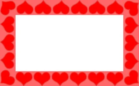 Heart frame 스톡 사진