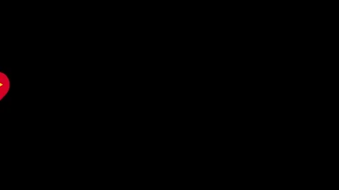 Heart Full text animation on black background Stock Footage 341374215