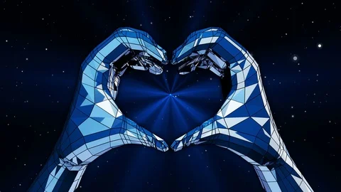 Heart Gesture Looping Animation Stock Footage 73609168