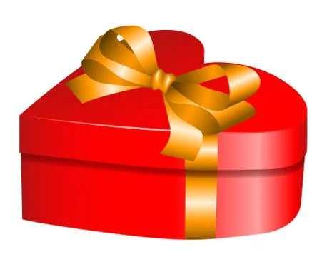 Heart gift Stock-Illustration