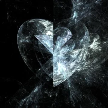 Heart of glass Stock Illustration