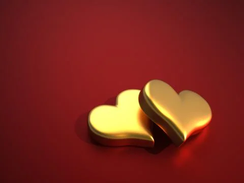 Heart of gold Stock Illustration