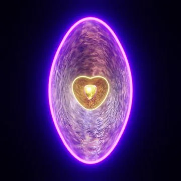 Heart Of Gold Stock Illustration