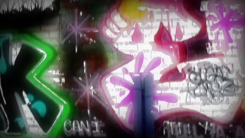 Heart Graffiti Close Up Stock-Footage 86218818