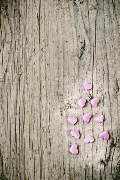 Heart on a gray background Stock Photos