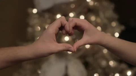 Heart Hand Christmas Stock Footage 10773105
