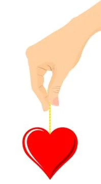 Heart in hand Stock Illustration