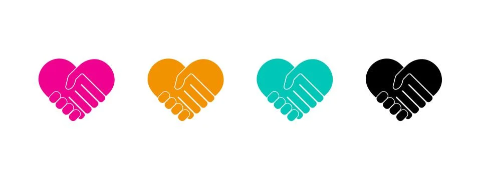 Heart in hand Illustrazione stock
