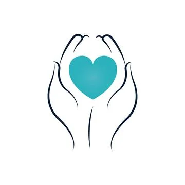 Heart in hand Stock Illustration