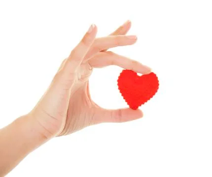 Heart in hand Stock Photos