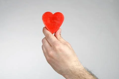 Heart in hand Stock Photos