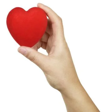 Heart in hand Foto stock