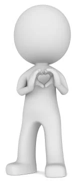 Heart in Hand sign. Stock Illustration