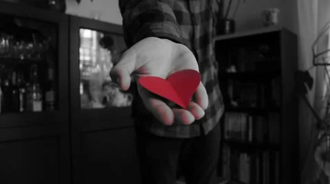 Heart In Hands Stock Footage 50760921