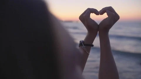 Heart in the Hands Stock Footage 81007707