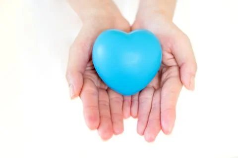 Heart in the hands Stock Photos