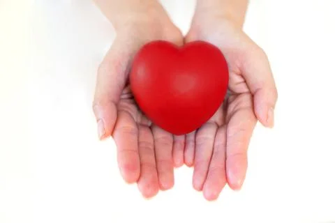 Heart in the hands Foto stock