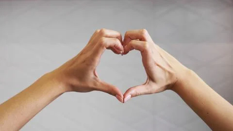 Heart hands Stock Photos