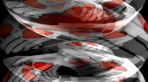 Heart Hands Spin 2 Stockbeeldmateriaal 34286204