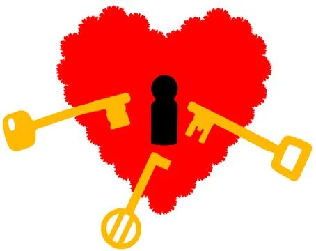 Heart Hard To Open Stock Illustration