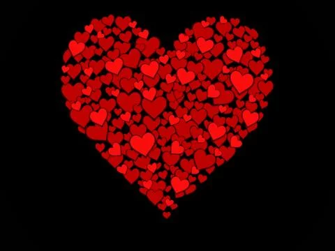 Heart of hearts Stock Illustration