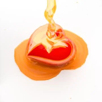 Heart honey. Stock Illustration