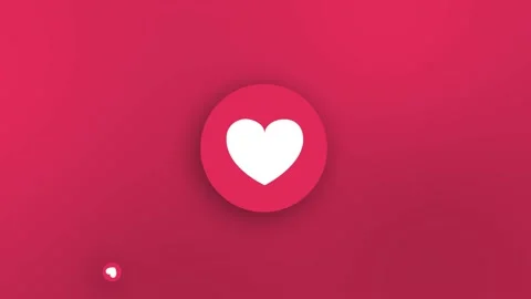 Heart icon 21 Video stock 224263675