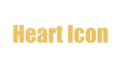 Heart Icon Animated Wordcloud Isolated On White Stock Footage 103098673