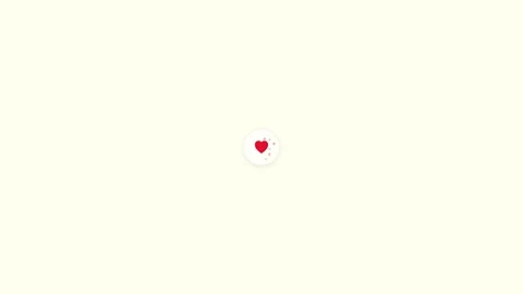Heart Icon Animation Like Button Interaction User Interface Design Stockbeeldmateriaal 332695163