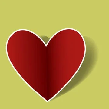 Heart icon. Flat design. Vector illustration eps10 Stock Illustration
