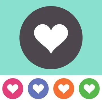 Heart icon Stock-Illustration