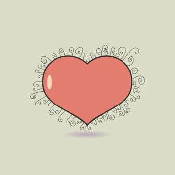 Heart icon. Stock Illustration