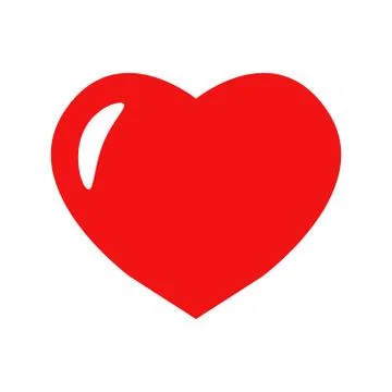 Heart icon. Illustrazione stock