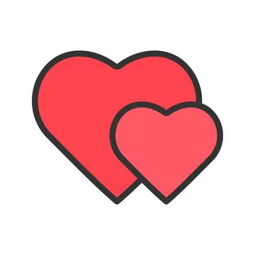 Heart Icon Image. Illustrazione stock