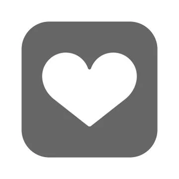 Heart icon, vector best flat icon, EPS Stock Illustration