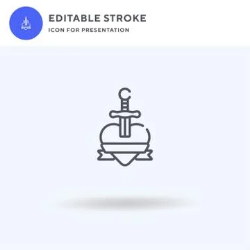 Heart icon vector, filled flat sign, solid pictogram isolated on white, logo Stock Illustration