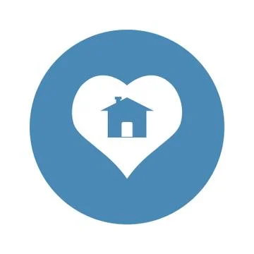 Heart Icon Vector flat design style Stock Illustration