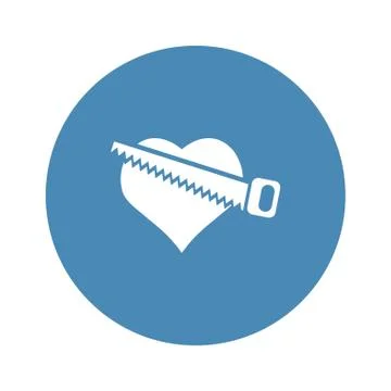Heart Icon Vector flat design style Stock Illustration