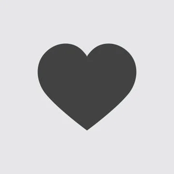 Heart icon, vector icon eps10. Stock Illustration