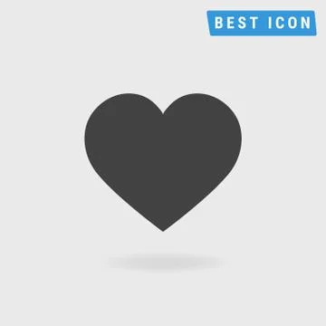 Heart Icon Vector. icon eps10. Stock Illustration