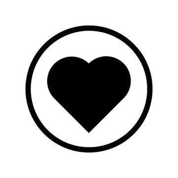 Heart icon - vector iconic design Stock Illustration