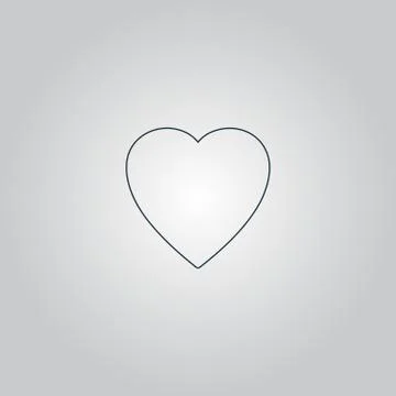 Heart Icon Vector Stock Illustration