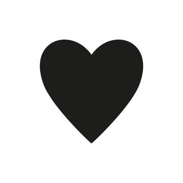 Heart Icon Vector. Stock Illustration