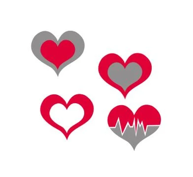 Heart Icon Vector Stock Illustration