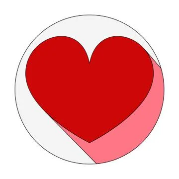Heart icon . vector illustration Stock Illustration