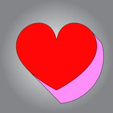 Heart icon . Vector illustration. Stock Illustration